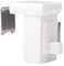 deco-raum 20 ganci per finestre, colore bianco, 10-27 mm, per decorazione alla finestra o per il fissaggio di aste per tende, orientabili, universali