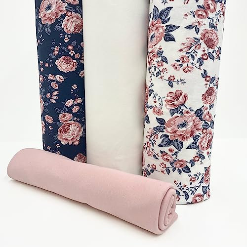PAWOTEX Jersey stoff meterware Kinder Baumwollstoff meterware Baby jersey stoff kinder mädchen Summer Leichter 100% Baumwolle Öko-Tex mädchen jungen zum Nähen 150cm x 50cm