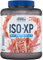 Applied Nutrition ISO-XP Whey Protein Isolate – Over 21g Protein, Low Carb, Low Fat, BCAA-Rich, Fast Absorption, Soy-Free, Halal-Certified (1.8kg - 72 Servings) (Strawberry)