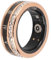 Upgrade Smart Ring Health Tracker, BT Smart Ring mit Ladehülle, Wasserdichter Fitnessring Zur Aktivitätsüberwachung, Schrittzählung, für Damen und Herren, Gold (8#)