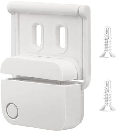 Garage Door Bracket - Anti-Theft Door Alarm Bracket, Smart Entry Sensor Mount | Waterproof Garage Alarm Base for Home Security, Gate Lock Mount, Apartment Door Entry Alert, Easy Install Wall Holder, R