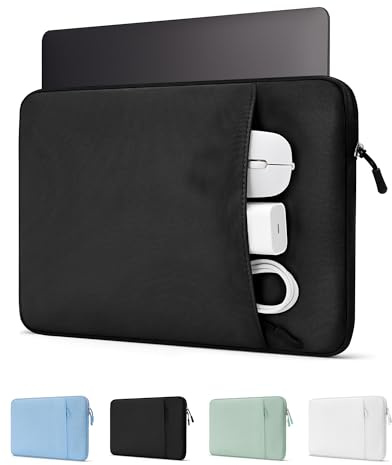 ProCase Laptop Sleeve 14 for MacBook Pro 14-Inch M5/M4/M3/M2/M1 Pro/Max 2026-2021, Computer Case Also Compatible with 14 HP Dell ASUS Lenovo Acer Chromebook -Black