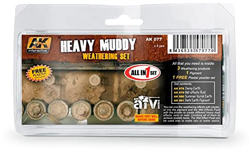 AK Interactive Heavy Muddy Set # 00077