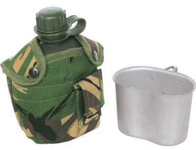 Army Style water bottle & cup - DPM Camo