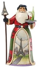 Enesco Jim Shore Heartwood Creek Christmas Around The World French Santa Figurine, 7.25 Inch, Multicolor