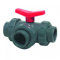 AQUARISTIK-PARADIES 3-Wege Kugelhahn mit T-Bohrung 40 mm aus PVC