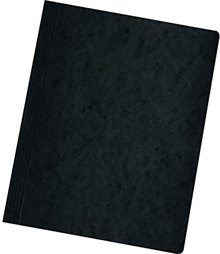 Herlitz 10902930 Schnellhefter A4 aus Colorspankarton in schwarz