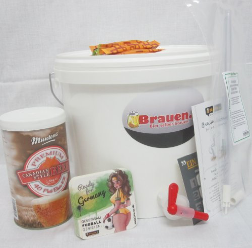 BIERBRAUSET Private Hausbrauerei Brauset Kanadisch hell für 10Liter