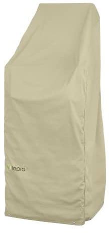 tepro Abdeckhaube Universal für Stapel-/Gartenstühle, beige (65 x 65 x 150 cm)