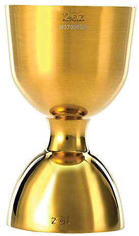 Barfly Premium Heavy Duty Bell Jigger, Stainless Steel, Gold, 5.08 x 0.02 x 8.89 cm