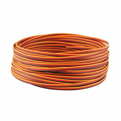 OliYin 50 fuß 22AWG Servo Verlängerungskabel Draht Erweiterte Verdrahtung 60 Kerne Kabel für RC Hubschrauber Drone Cars DIY Zubehör