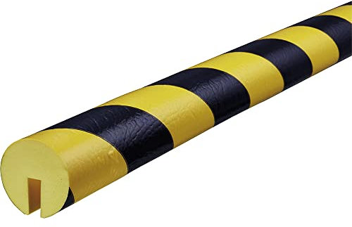 Seton Kantenschutz Typ B, 1-m-Stück, Schwarz / Gelb