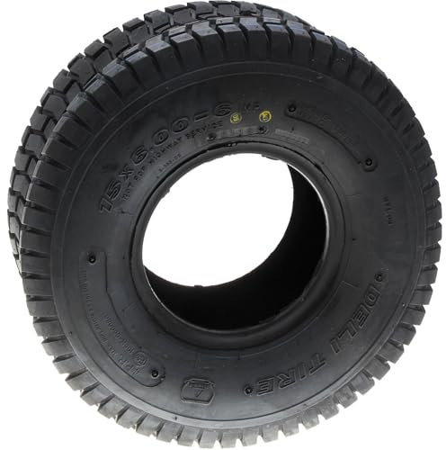 Jardiaffaires Pneu 4 Plis Dimensions 15x600-6 pour Tondeuse autoportée