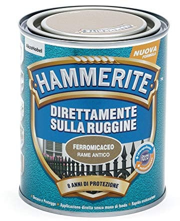 Hammerite Direttamente Sulla Ruggine Ferromicaceo Rame Antico 0.75 l