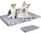 VANKEAN Hundebett XXL Grosse Hunde Reversible kühl und warm, Hundematte Waschbar für Kiste mit wasserdichtem Innenfutter, Hundekissen mit Abnehmbarem, Maschinenwaschbarem Bezug, Grau