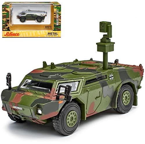 Fennek Spähwagen Wüstenfuchs Bundeswehr 1/87 Schuco Modell Auto