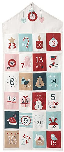 howa Adventskalender zum Befüllen für Kinder und Erwachsene aus Stoff Weihnachtskalender 8803
