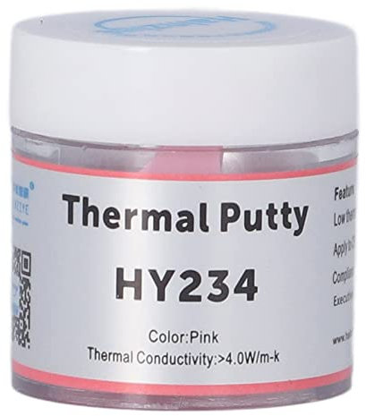 Pasta de Compuesto TéRmico HY234 Grasa TéRmica Rosa de Alto Rendimiento para CPU VGA Chipset Componentes de PC (10g)