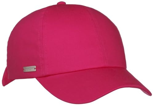 Seeberger Uni Cotton Damencap Basecap Baseballcap Sonnencap Baumwollcap Damen - mit Schirm Frühling-Sommer Herbst-Winter Frühjahr Sommer Herbst Winter