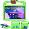 GOZOPO Kinder Hülle für Lenovo Tab M10 (3. Gen) Tablet 10.1 TB-328FU/TB-328XU, mit Standfunktion, Robust Stoßfest Schutzhülle [PASST NUR M10 3. Gen TB-328FU/TB-328XU] - Grün