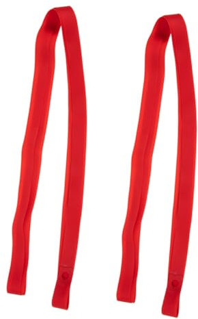 MOBUTOFU 2 Stück Felgenband aus Pvc Pannensicher und Verschleißfest Rotes Fahrradschlauchschutzband für Mountainbike und Rennrad