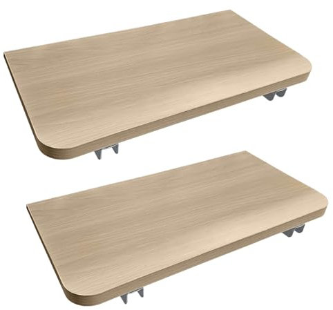 HIDEWALKER Plegable Madera Estanteria Pared Puede Soportar 50 kg Baldas Flotantes Cocina Sala de Estar Dormitorio Baño Garaje Estantes de Pared