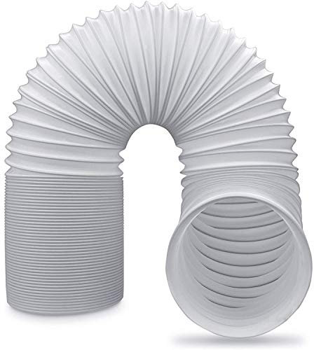 Jrifedptry Tubo di scarico portatile per condizionatore d'aria, diametro 12,7 cm, lunghezza 149,9 cm, tubo flessibile universale in senso antiorario