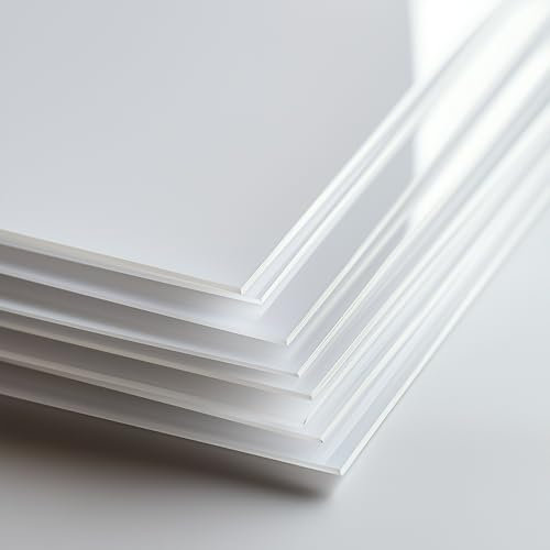 PLEXIGLAS Zuschnitt, Milchglas Optik, Acrylglas, polierte Kanten, PMMA Bauglas Scheibe, Kunststoffplatte, in allen Größen, Stärken 2.0-25.0 mm - Made in Germany - 400 x 400 x 2 mm