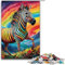 1000teiliges Puzzle für Erwachsene Bunte Zebras anspruchsvolles Spiel EIN Kunstwerk geeignet für Jugendliche ab 14 Jahren 1000 Teile (38 x 26 cm)