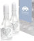 EinsSein 24x Wedding Bubbles Champagne Bottle box white-silver soap bubble favours guests kids tubes heart wands tube favors party weddings baptism mini bottle glasses cake diamond 48 60 50 96 pack