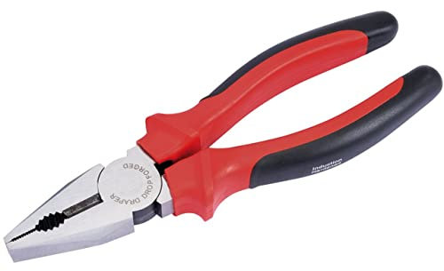 Draper, 68279, Redline 68279 Pinza universale 200 mm, con impugnatura soft-grip