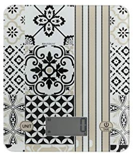 Brandani 53170 Alhambra Bilancia Digitale Portata 5Kg Abs/Vetro , multicolore