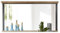 Stella Trading JASMIN Wandspiegel in Artisan Eiche Optik, Graphit - Vielseitiger Spiegel für Flur, Wohn- und Esszimmer im Landhausstil - 142 x 74 x 16 cm (B/H/T)