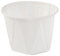 GREENBOX Lot de 250 petits bols pour sauces, amuse-bouches, confitures, mini gobelets ronds blancs, 30 ml, en papier avec revêtement biologique, 100% biodégradable