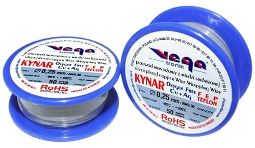 KYNAR - Filo avvolgente 50 m, colore: Grigio