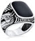 Personalisieren Sie Männer Executive Edelstein Schwarz Onyx Reitpferd Hengst Pferd Ring Western Schmuck Für Männer Massiv Oxidiert .925 Sterling Silber Handgefertigt In Der Türkei Anpassbar