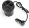 Kfz-Ladegerät, Dual-USB-Autoladegerät, Kfz-Steckdose, Getränkehalter, 12 V-24 V, Zigarettenanzünder-Splitter, Netzteil mit LED-Spannungsanzeige, Dual-USB-Zigarettenanzünder