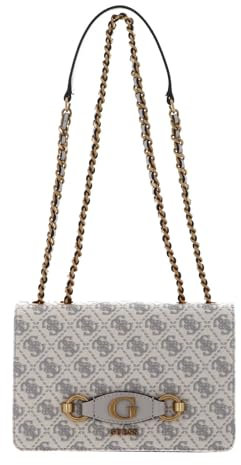 GUESS Izzy Convertible Crossbody Flap Dove Logo