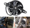 NOPNOG Ventilateur de Refroidissement de Moto 12V 35W, Radiateur de Moteur, Refroidisseur d'huile, Plastique ABS, pour ATV 200cc 250cc, Quad, go Kart, Buggy, Moto