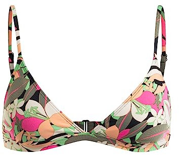 Roxy Printed Beach Classics - Triangel Bikinitop für Frauen Schwarz