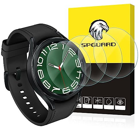 4 Pezzi Schermo Protettore per Samsung Galaxy Watch 6 Classic 47mm Pellicola Protettiva, HD Vetro Schermo Protettore Pellicola per Samsung Galaxy Watch 6 Classic 47mm smartwatch samsung