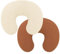 Pro Goleem Musselin-Kissenbezug, weich, atmungsaktiv, Baumwolle, Stillkissen, Schonbezug für stillende Mütter, passend für Standard-Kinderstillkissen, für Jungen und Mädchen, 2 Stück (braun & beige)