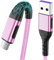 Durcord USB C Cable,2Pack 10ft Fast USB Type C Charging Cable for Android/Phone/Pad/Laptop, Type C Charger Braided USB Cable Compatible with iPhone 15 Pro/Plus/Max/Android/Phone/Pad Rose Gold