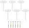 PATIKIL 102mm Clous d'Isolation Perforés, Lot de 50 Chevilles d'Expansion en Plastique pour Fixer des Panneaux Isolants Sur Un Mur Ou Un Plafond en Maçonnerie