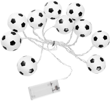 LABRIMP Fußball Lichterkette Led Dekoration Lämpchen Gartenparty Terrassenlampe Warmweiß Für Außenhinterhof Feste Ohne Batterie