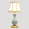 Schreibtischlampe, 50 cm, neue kreative Dekoration, europäische Kupfer-Schreibtischleuchte, Keramik-Tischlampe, E27, kreatives Nachttisch-Nachtlicht for Villa, Schlafzimmer, Gastfamilie, Hotellobby, A