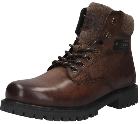 bugatti Herren-Stiefel Warmfutter-321-AUH50, dark brown, 44
