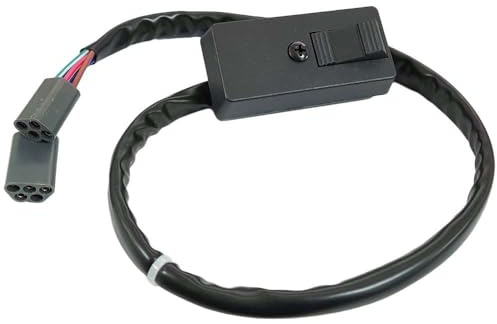 Conmutador desviador de intermitentes compatible con Vespa PK 50 S Completo cableado carcasa 8 hilos