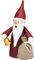 Seiffener Volkskunst | Räuchermännchen Erzgebirge Wichtel | 16 cm | erzgebirgische Holzkunst Weihnachten | 12315 | Weihnachtswichtel