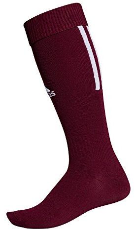 adidas Kinder Santos 18 Socken, Maroon/White, EU 34-36